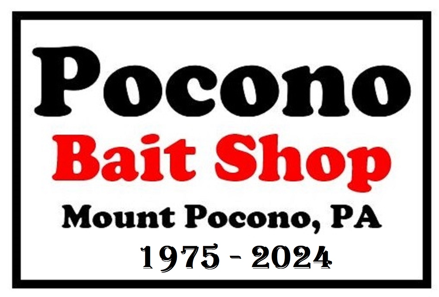 Pocono Bait Shop Logo